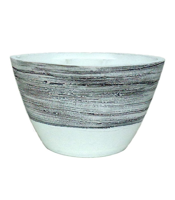 Vaso Orquídea simples 50715 - coleção FISH - Machacerâmica